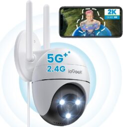 ieGeek ZS-GQ2 PTZ Überwachungskamera 360° WLAN 2K 5GHz Außen