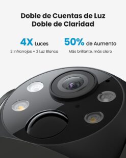 Alternative view of Solar Überwachungskamera 2K Schwarz | ieGeek 360° PTZ