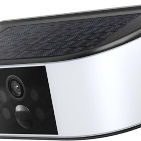 ieGeek S4 Solar-Wandkamera 2K mit 160 Lumen LED-Beleuchtung